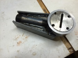 Welded handle attachment.