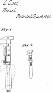 1841 Coes Wrench Patent 2054 