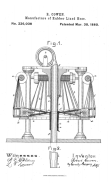 Patent 226038, Cowen's device for weaving a hose over a rubber lining.
