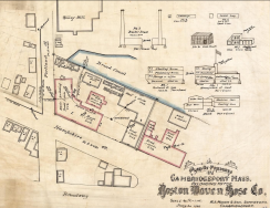 Boston Woven Hose Factory Plan, 1886. 